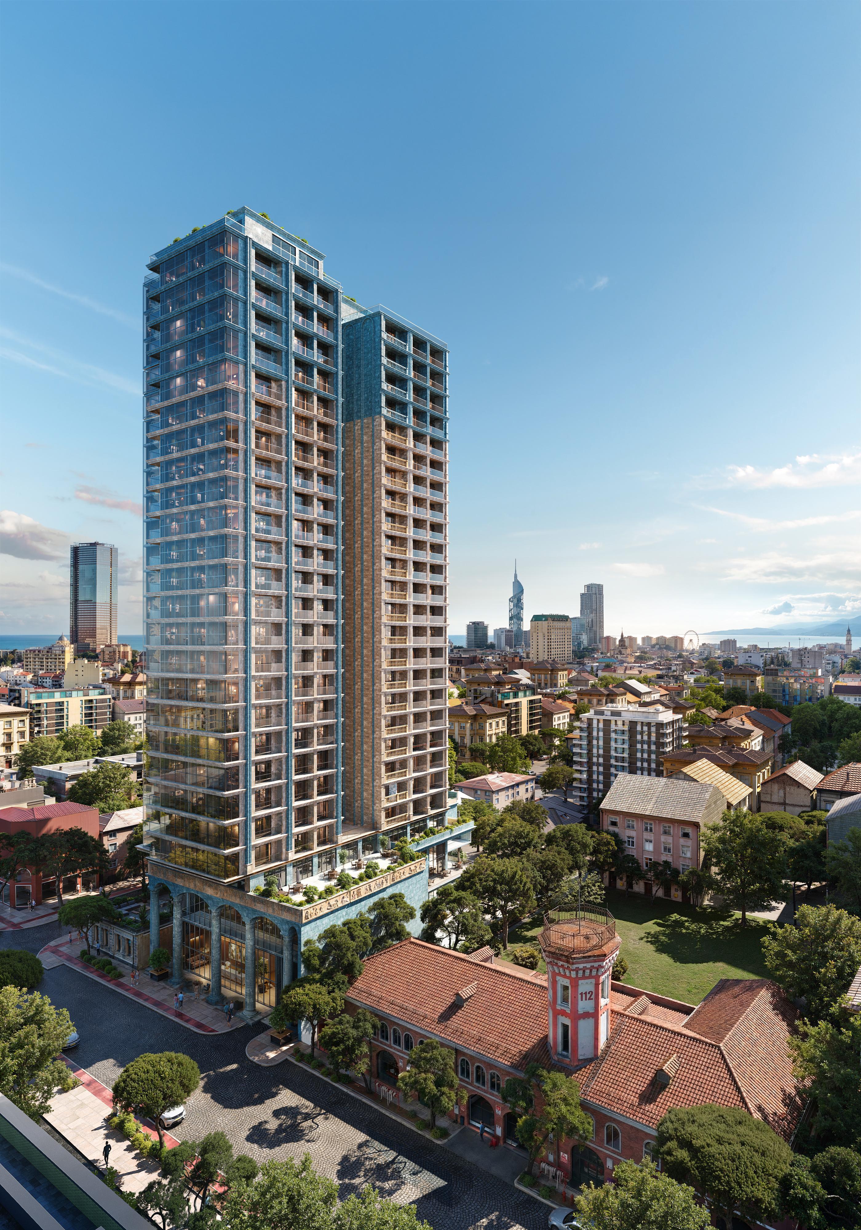 PIAZZA Residence · ხედი ზემოდან